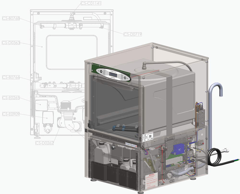 MK 6 Glass Washer Design