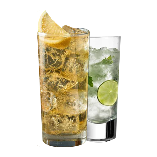 Various highball drinks