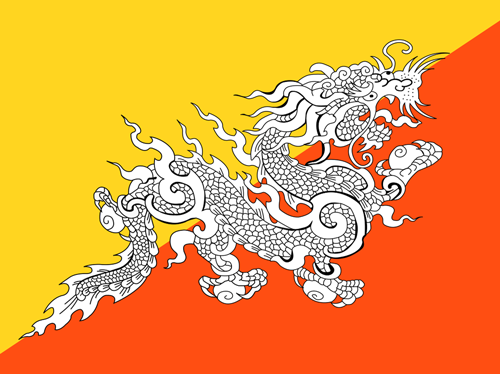 Flag of Bhutan