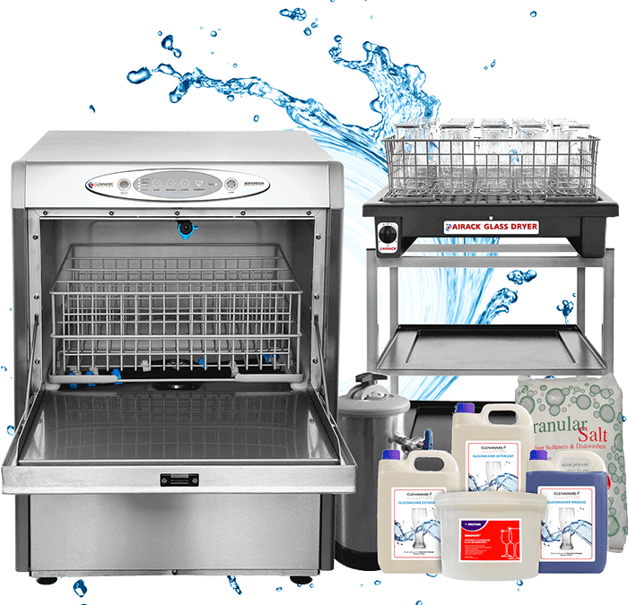 Clenaware Airack Automatic Glass Drying Rack for Baskets up to 500mm