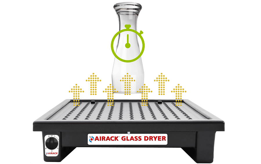 Airack Glass Dryer Lite 50 Size Airack Glass Dryer Clenaware