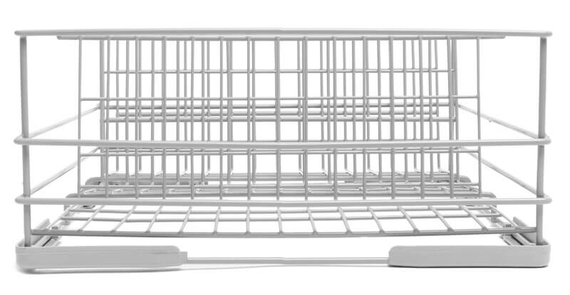 Divided Glass Basket from the front