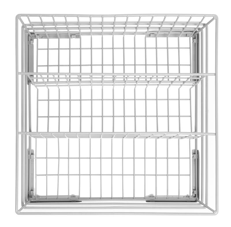 Divided Glass Basket from the top