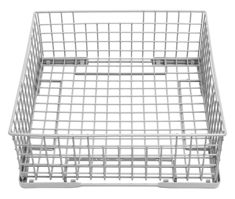 Angled Open Glass Basket