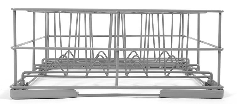 Tall Glass Basket from the front