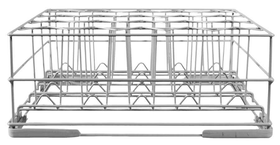 Tall Glass Basket from the front