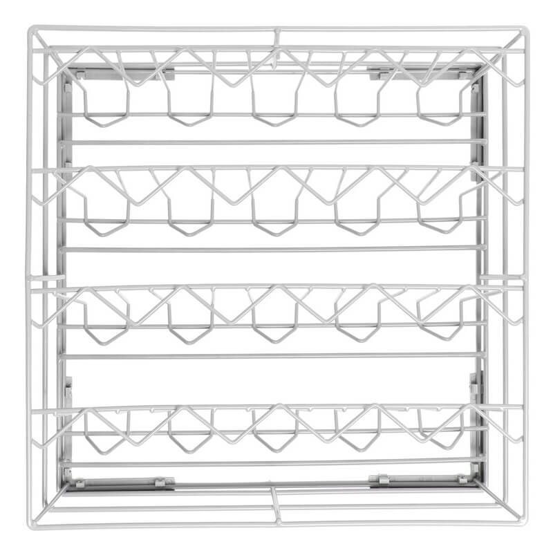 Tall Glass Basket from the top
