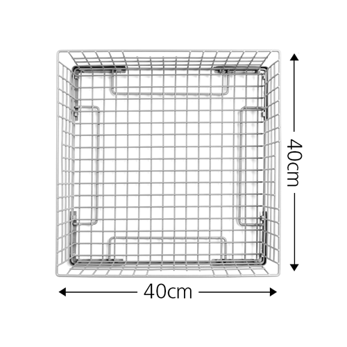 40cm glass basket with measurements